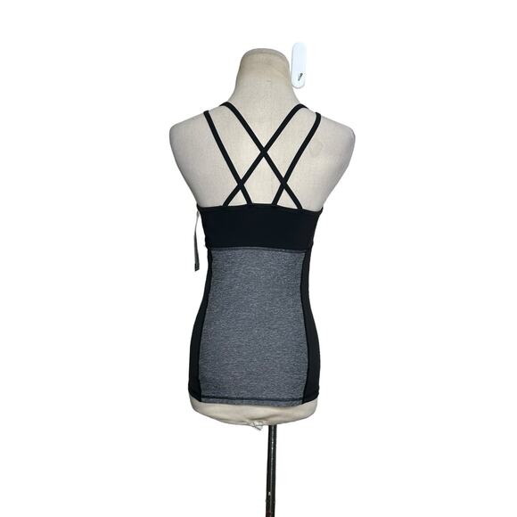 Champion black gray fitted duo drive athletic tank top size XS - Picture 9 of 11